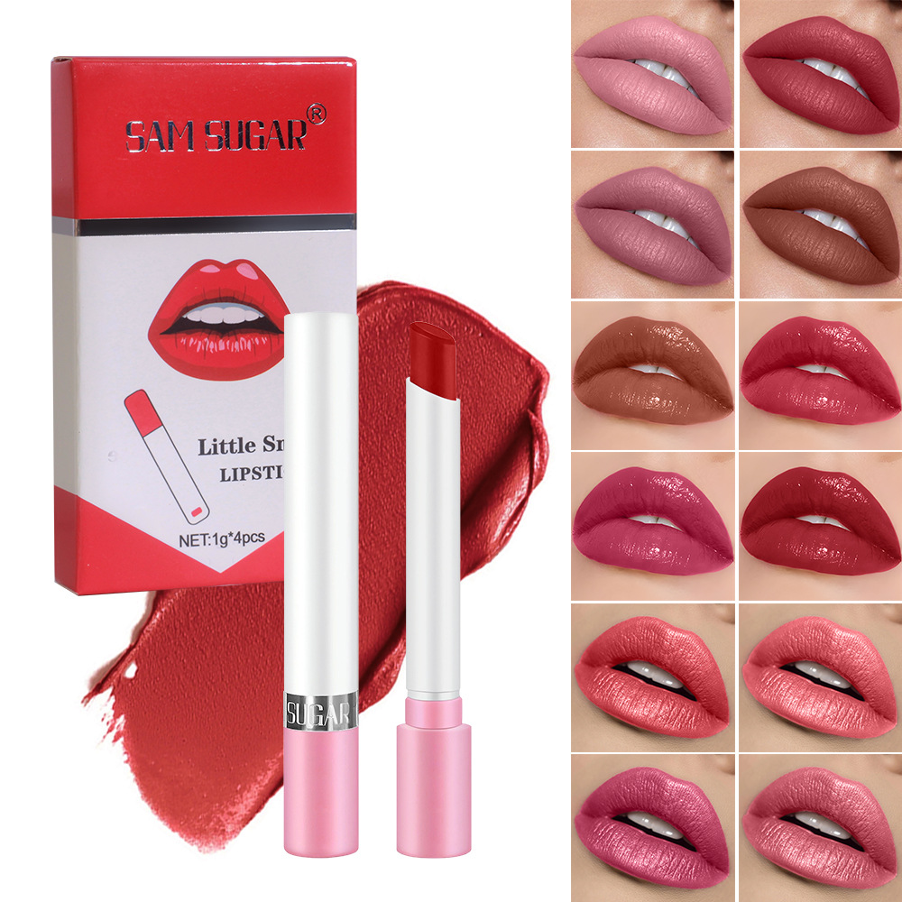Beauty Makeup Stores - Набор сигаретной помады, 4 шт., жемчужный