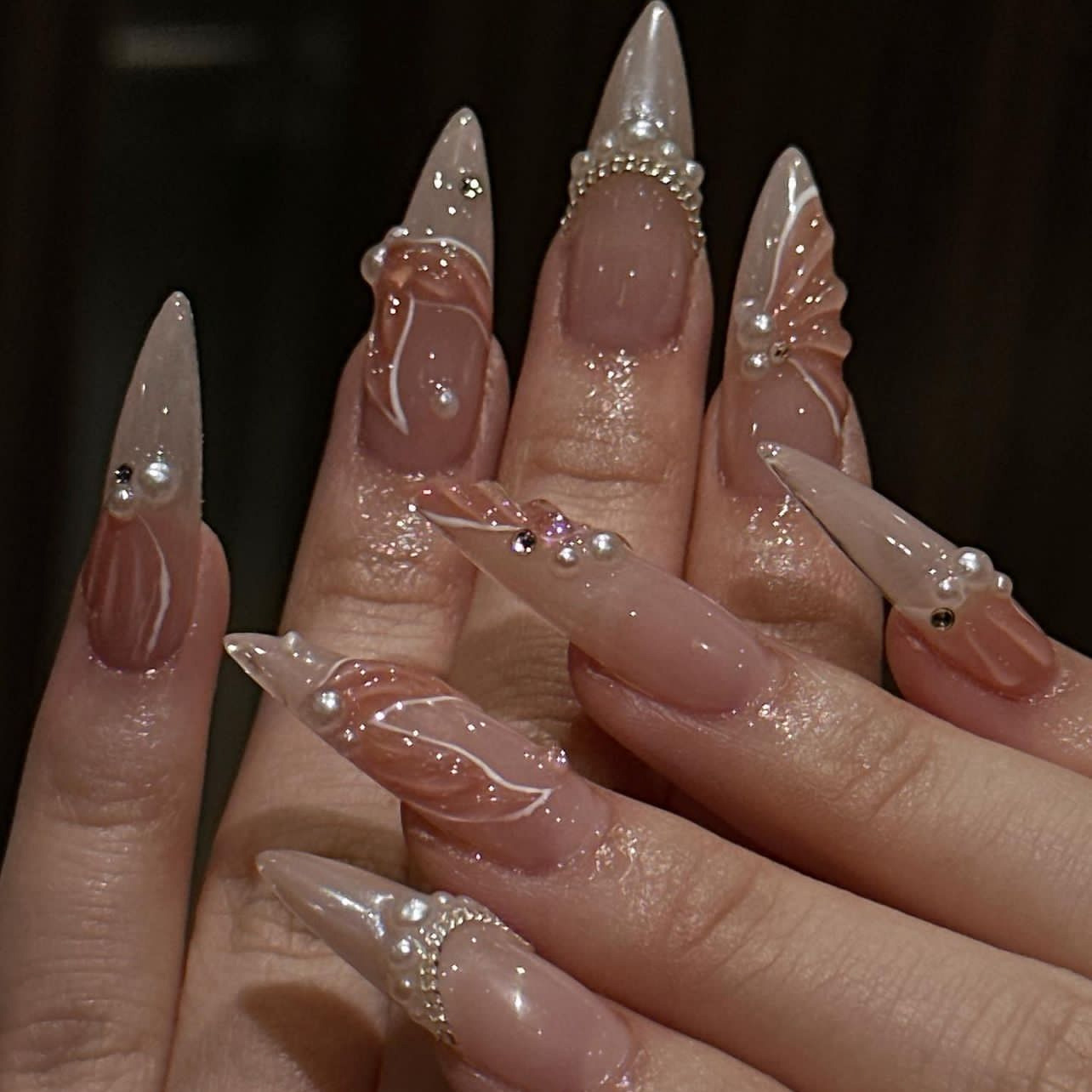 Nail Extension Tips - 24 шт., модные накладные ногти со