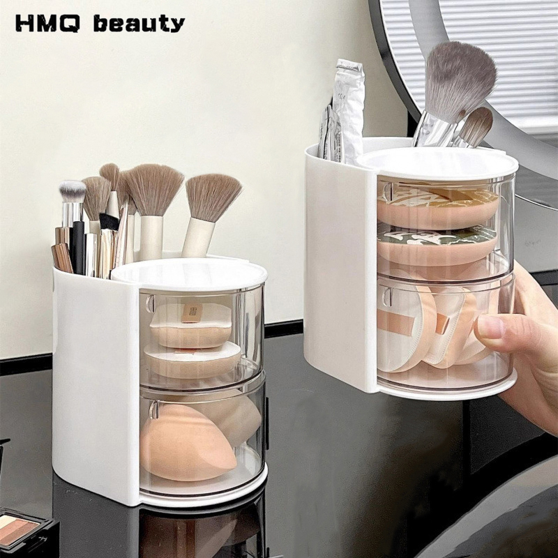 Beauty Makeup Lipstick - Вращающаяся подставка 2-в-1 для кистей для
