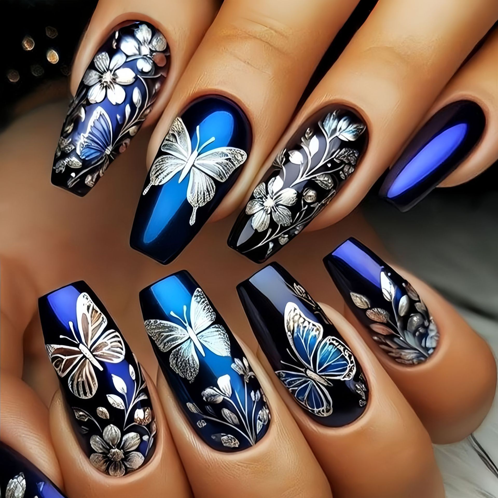 Nail Extension Tips - Накладные ногти средней длины для женщин