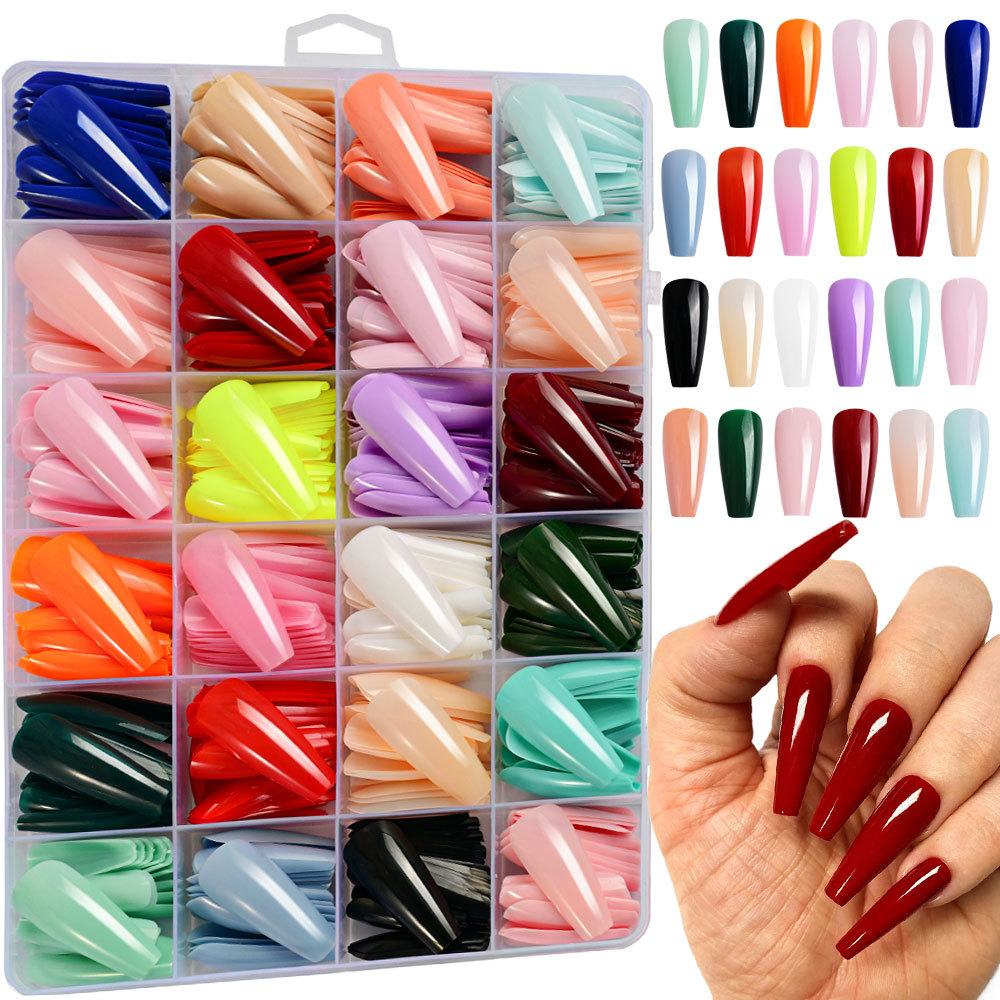 576 шт./кор. Разноцветные накл – обзор и цена Nail Extension Tips