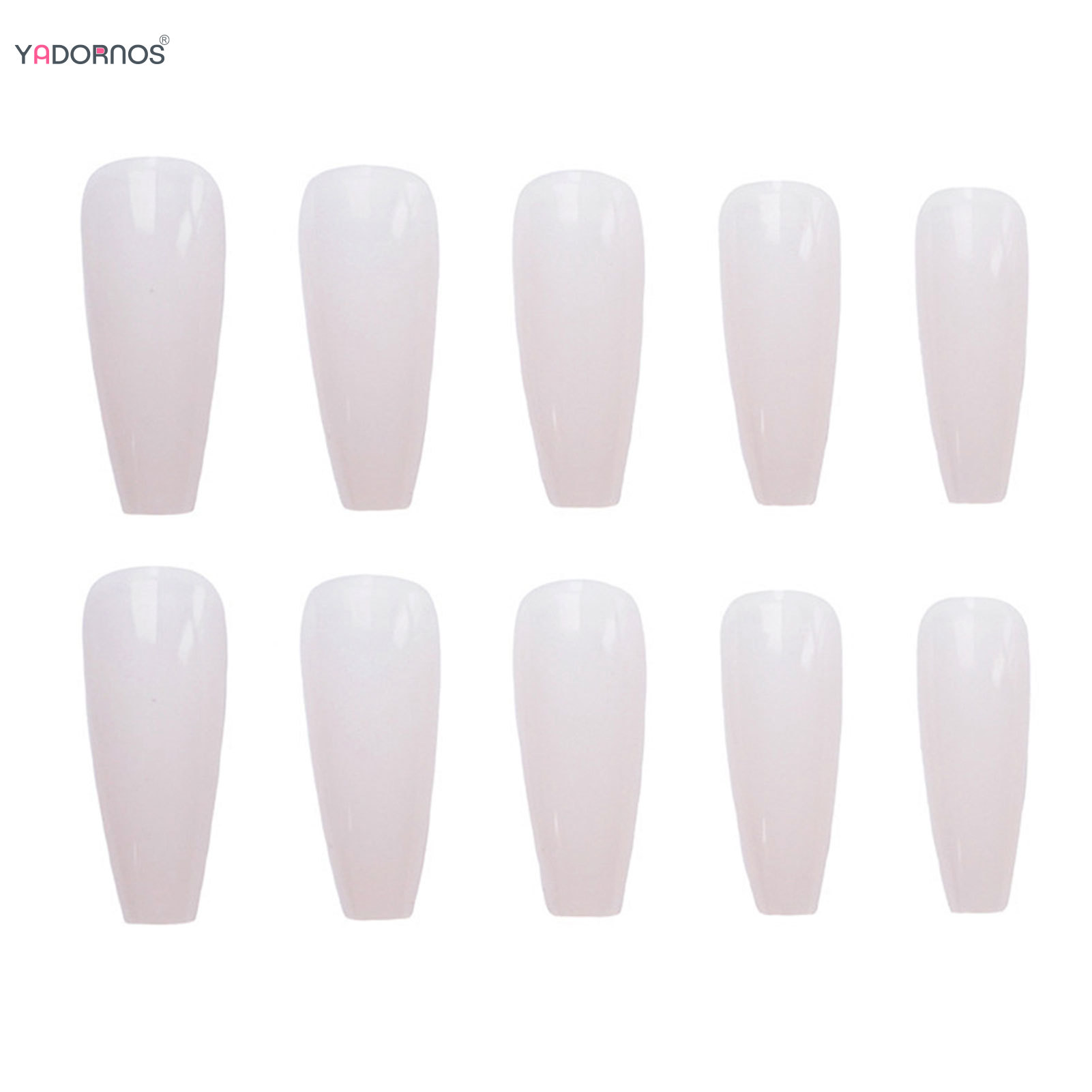 Длинные балетные накладные ног – обзор и цена Nail Extension Tips