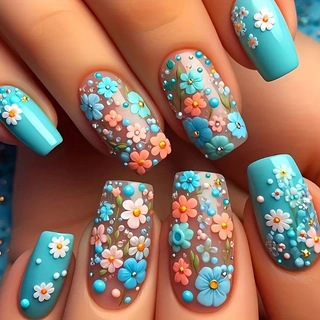 24 шт./компл., средние длинные – обзор и цена Nail Extension Tips