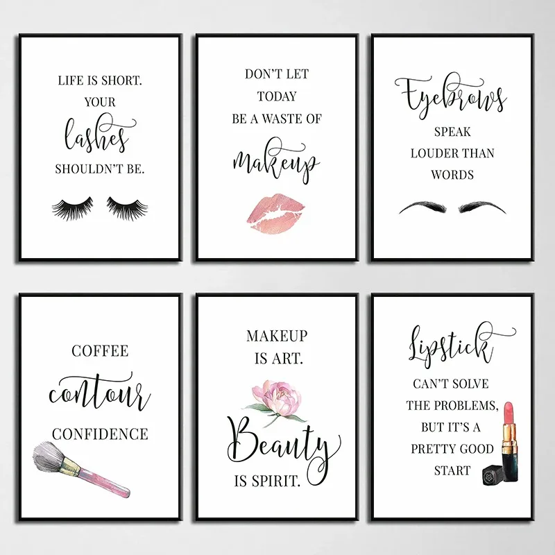 Цитаты для макияжа, постер, ре – обзор и цена Beauty Of Makeup Quotes