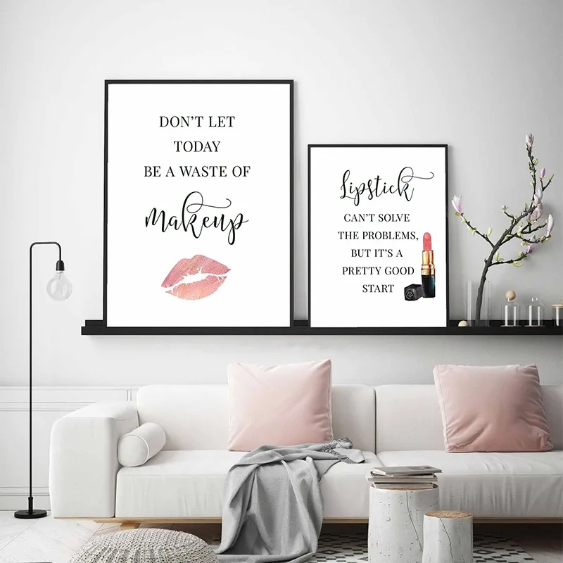 Цитаты для макияжа, постер, ре – обзор и цена Beauty Of Makeup Quotes