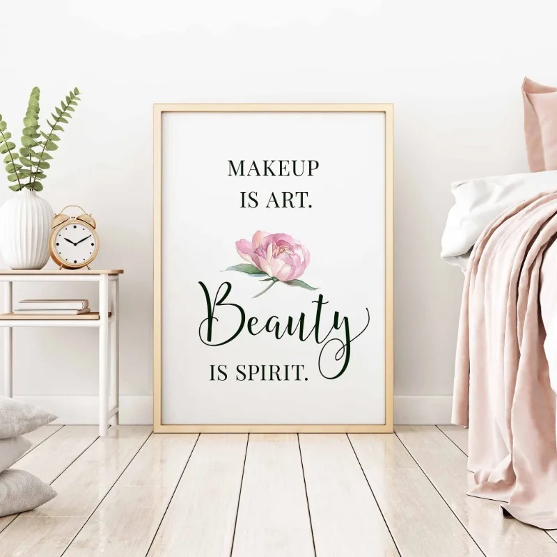 Цитаты для макияжа, постер, ре – обзор и цена Beauty Of Makeup Quotes