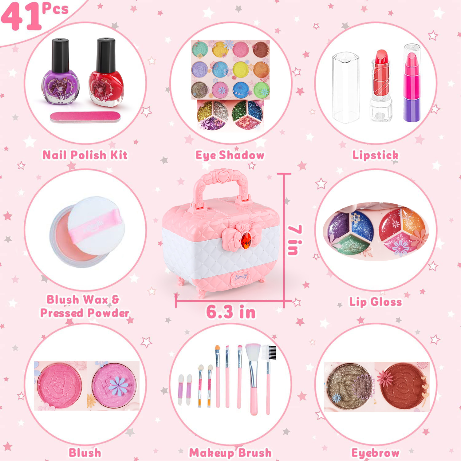 Детский набор игрушек для маки – обзор и цена Beauty Makeup Kit For Girls