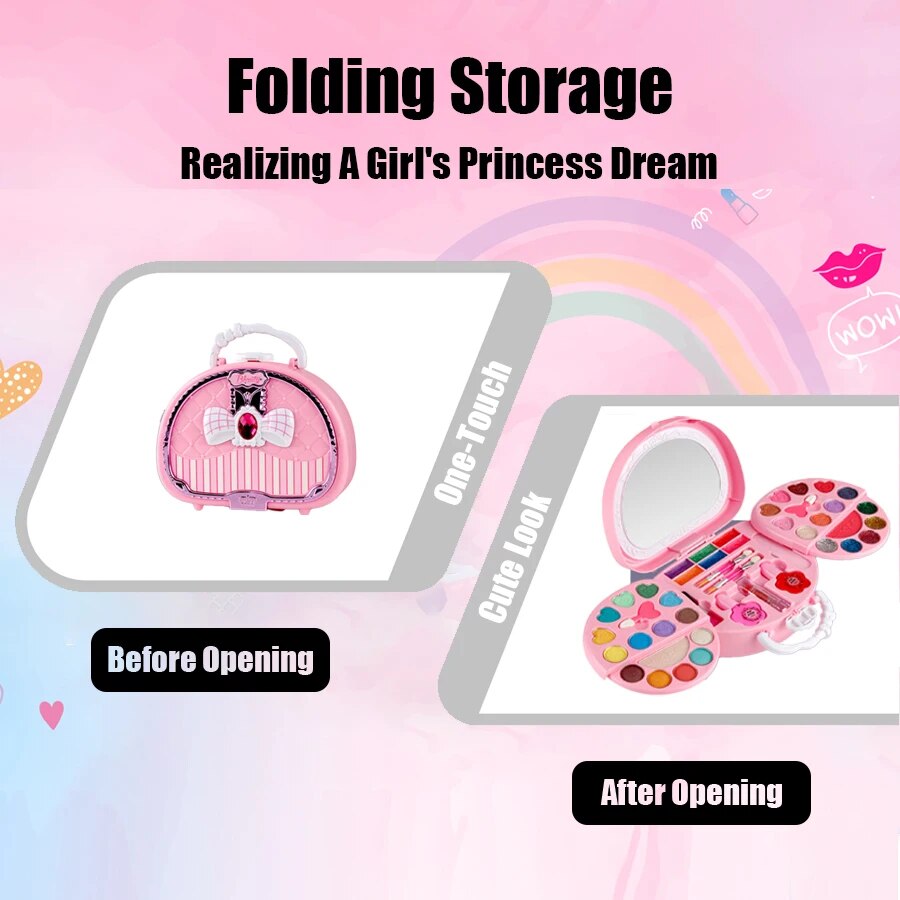 Детские косметические игрушки, – обзор и цена Beauty Makeup Kit For Girls