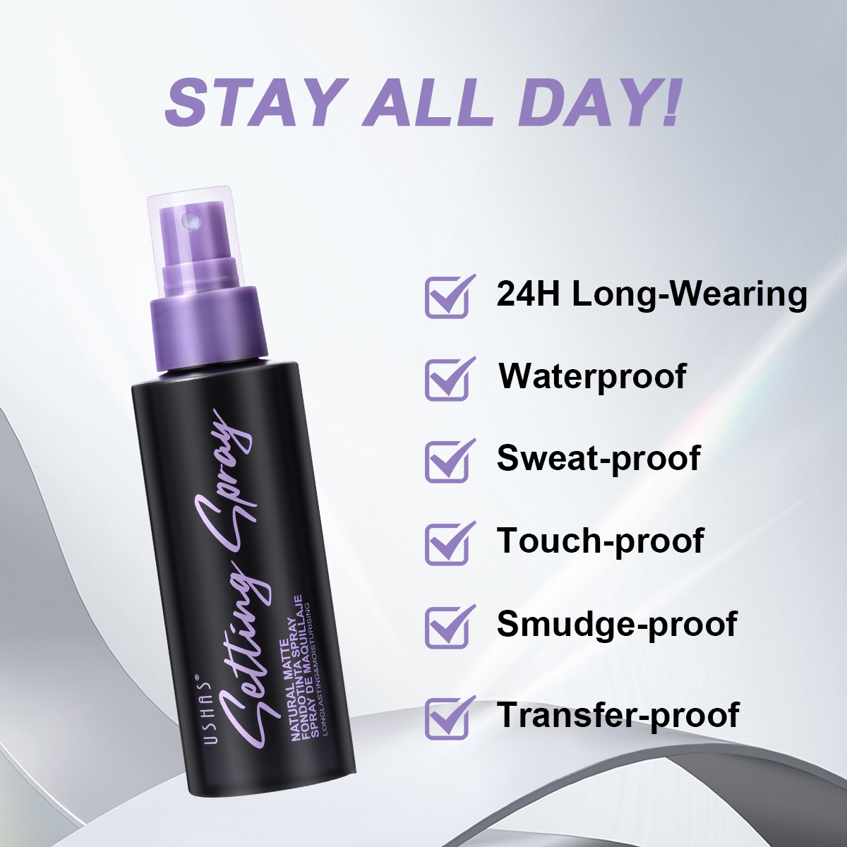 USHAS водостойкий спрей для фи – обзор и цена Makeup Fixing Mist