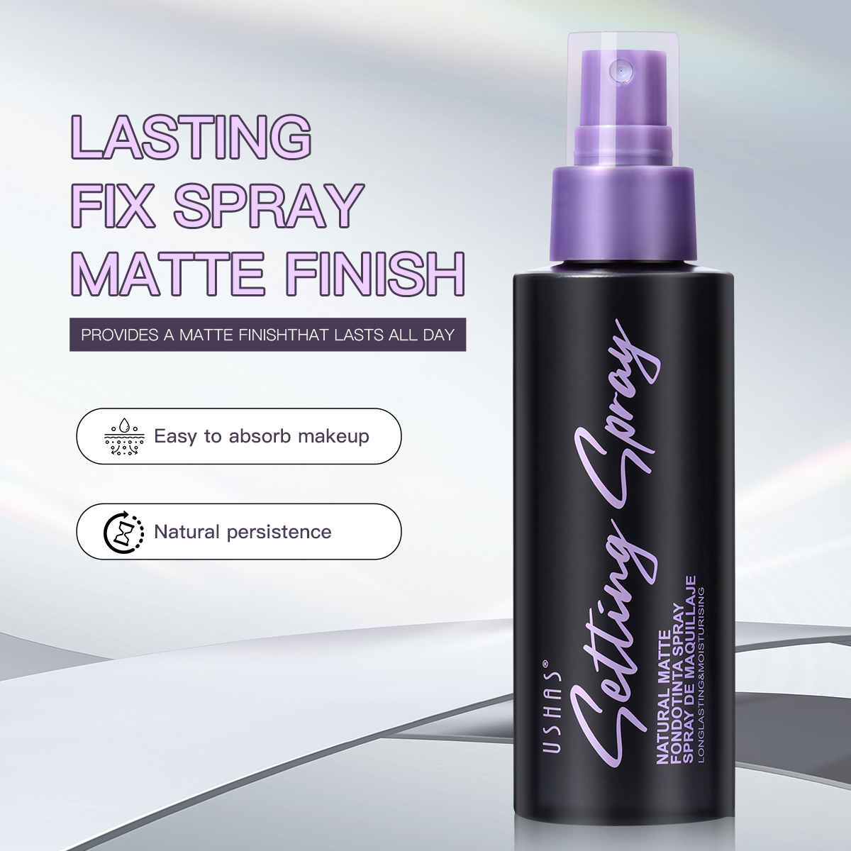 USHAS водостойкий спрей для фи – обзор и цена Makeup Fixing Mist
