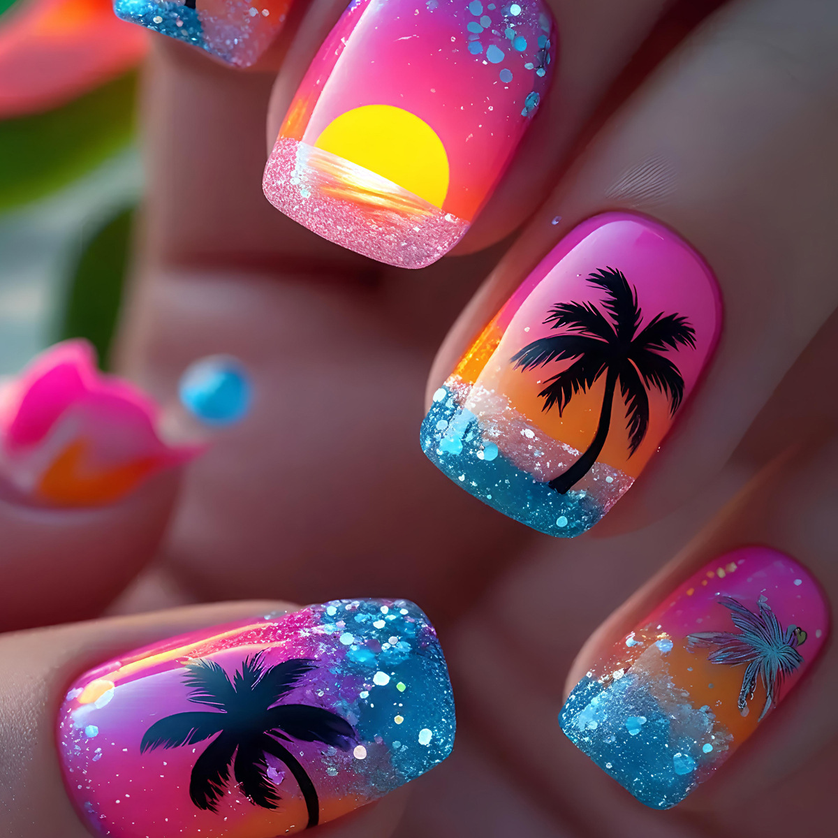 24 шт./набор: Короткие, средни – обзор и цена Nail Extension Tips