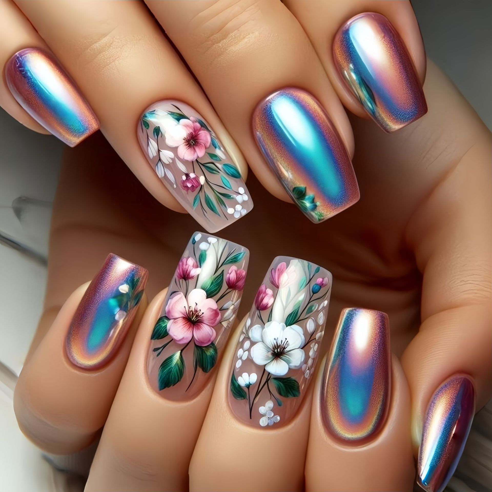 Накладные ногти средней длины  – обзор и цена Nail Extension Tips