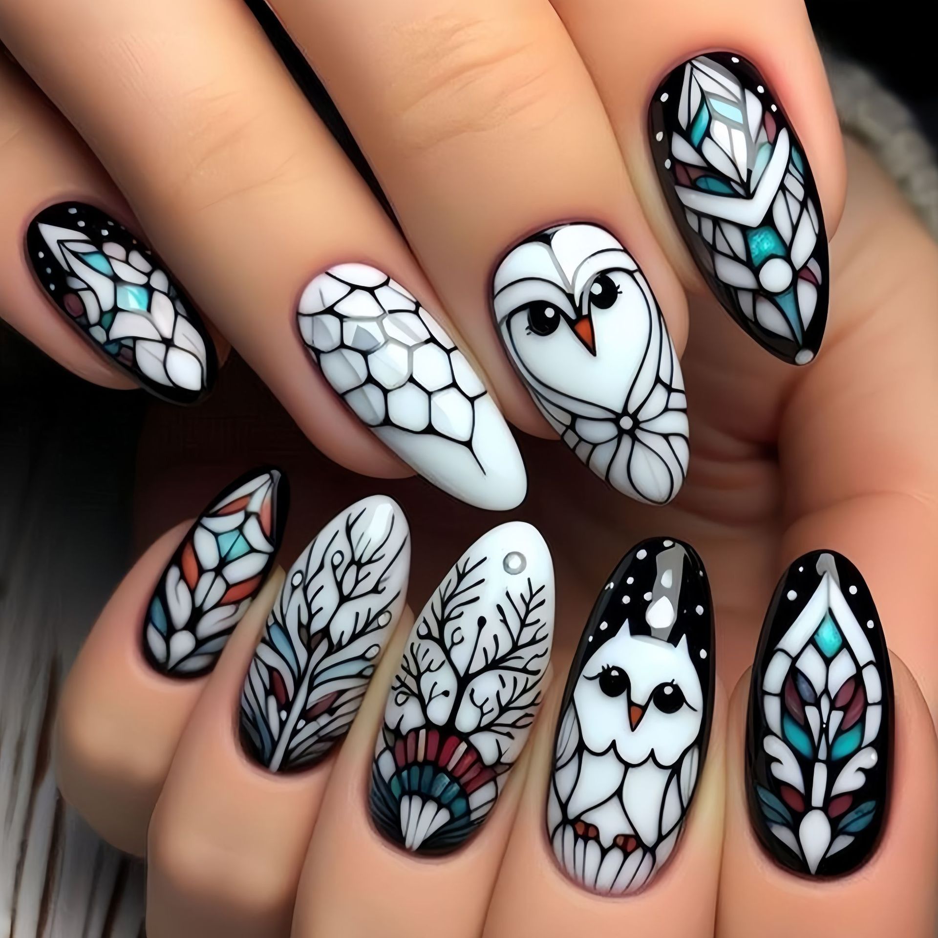 Накладные ногти средней длины  – обзор и цена Nail Extension Tips