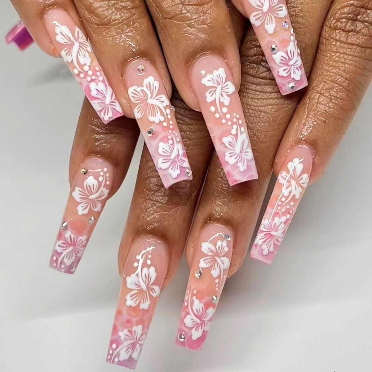 24 шт., черные французские нак – обзор и цена Nail Extension Tips