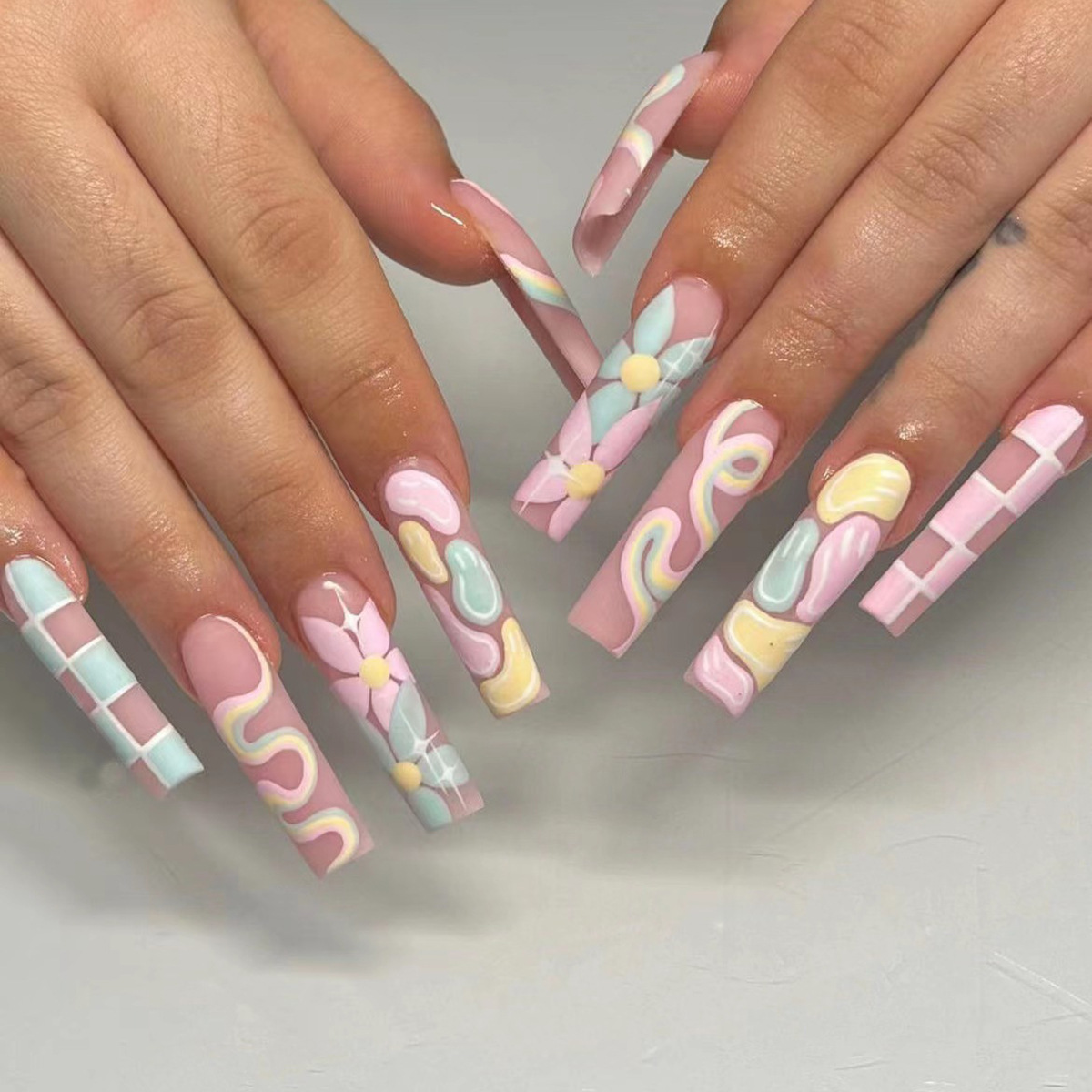 24 шт., черные французские нак – обзор и цена Nail Extension Tips