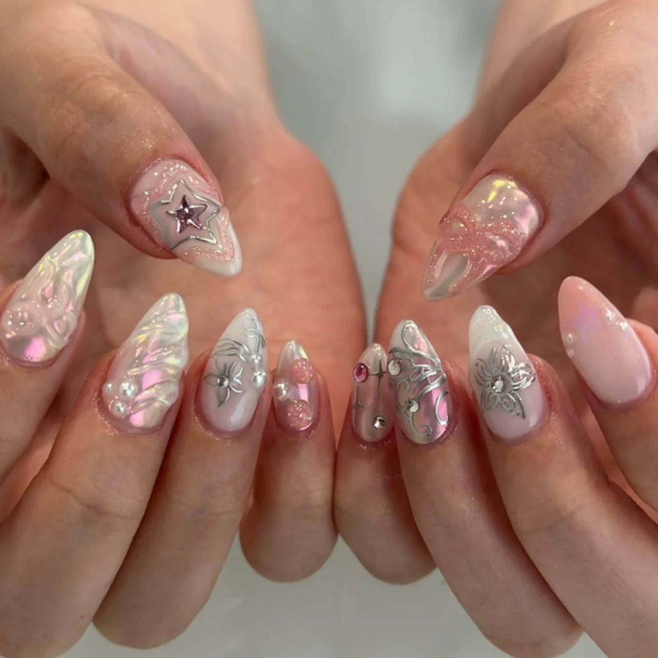 24 шт. накладных ногтей для Хэ – обзор и цена Nail Extension Tips