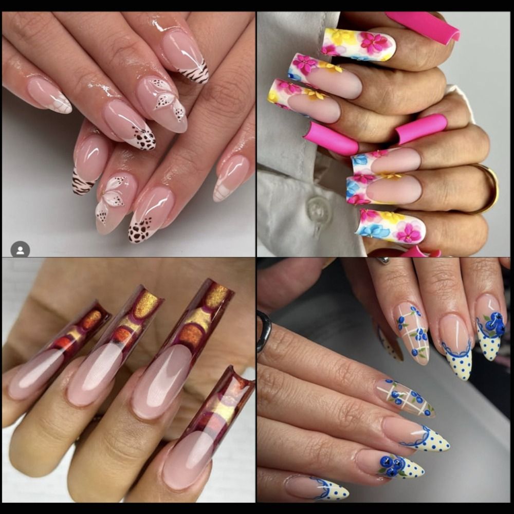 140 шт. 14 размеров, французск – обзор и цена Nail Extension Tips