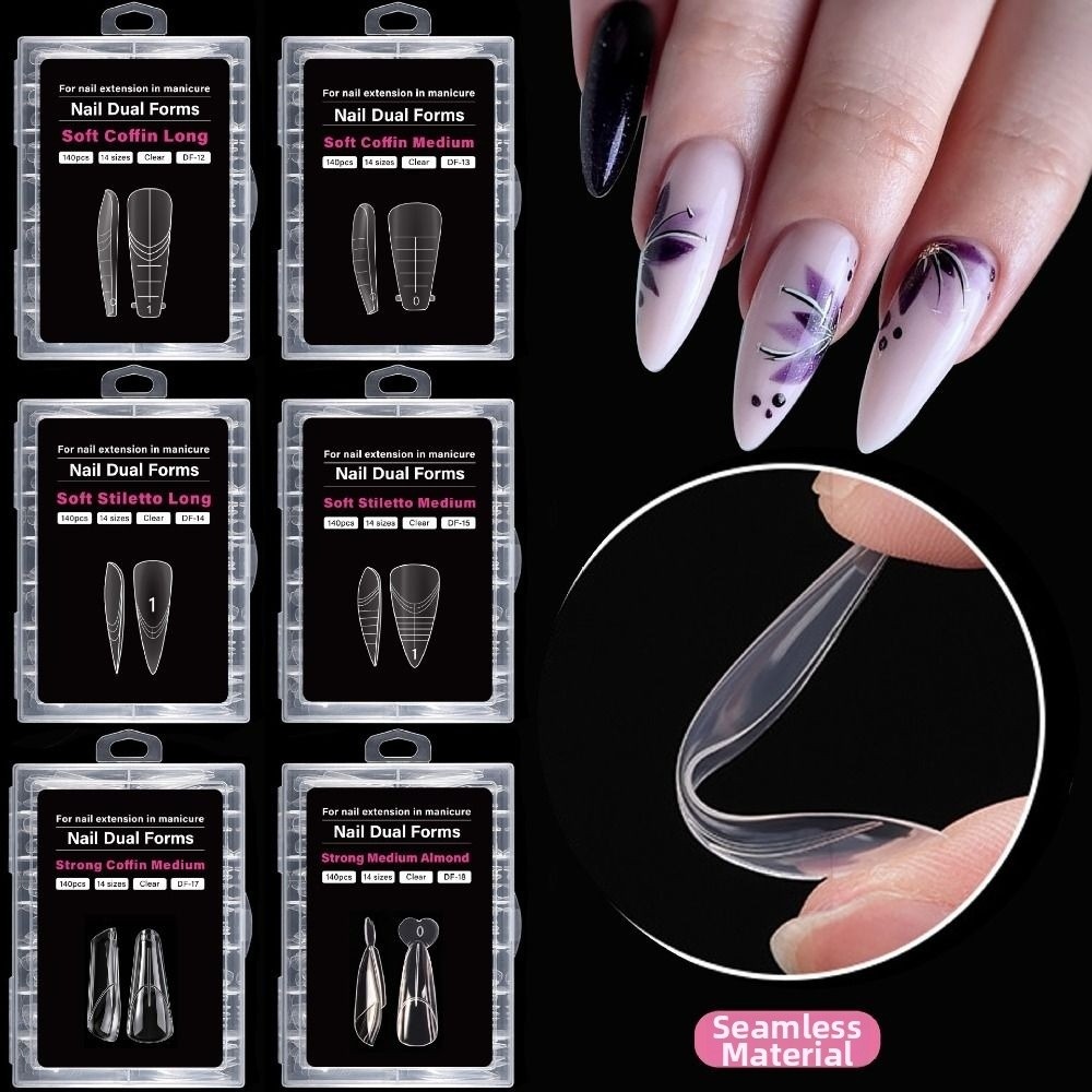 140 шт. 14 размеров, французск – обзор и цена Nail Extension Tips