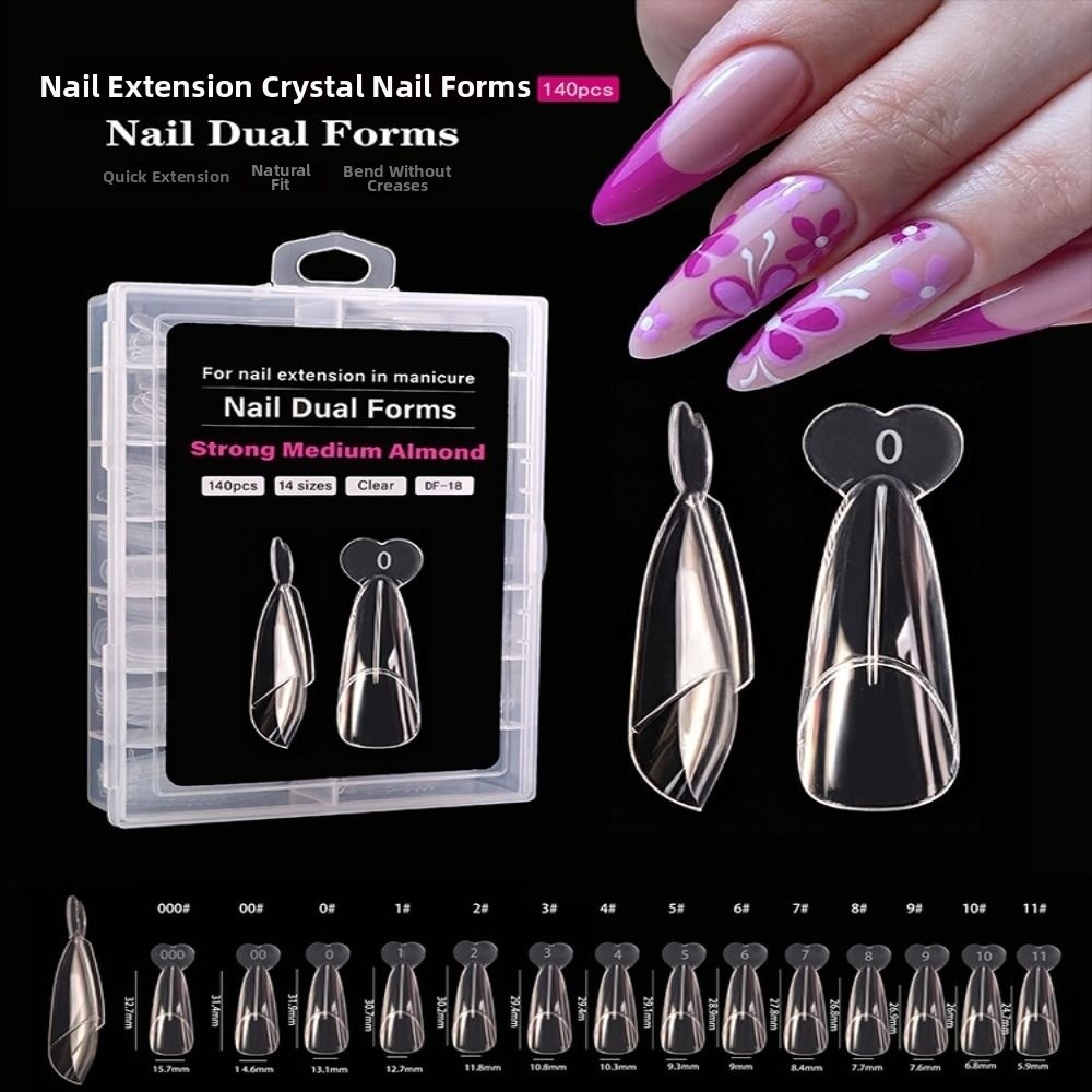 140 шт. 14 размеров, французск – обзор и цена Nail Extension Tips