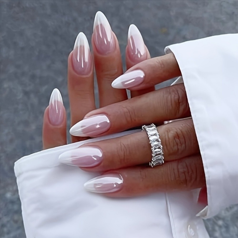 24 шт. молочно-белых накладных – обзор и цена Nail Extension Tips