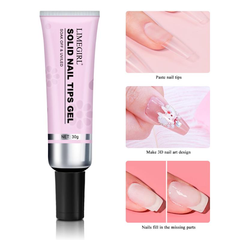 30 г мягких прозрачных гелевых – обзор и цена Nail Extension Tips