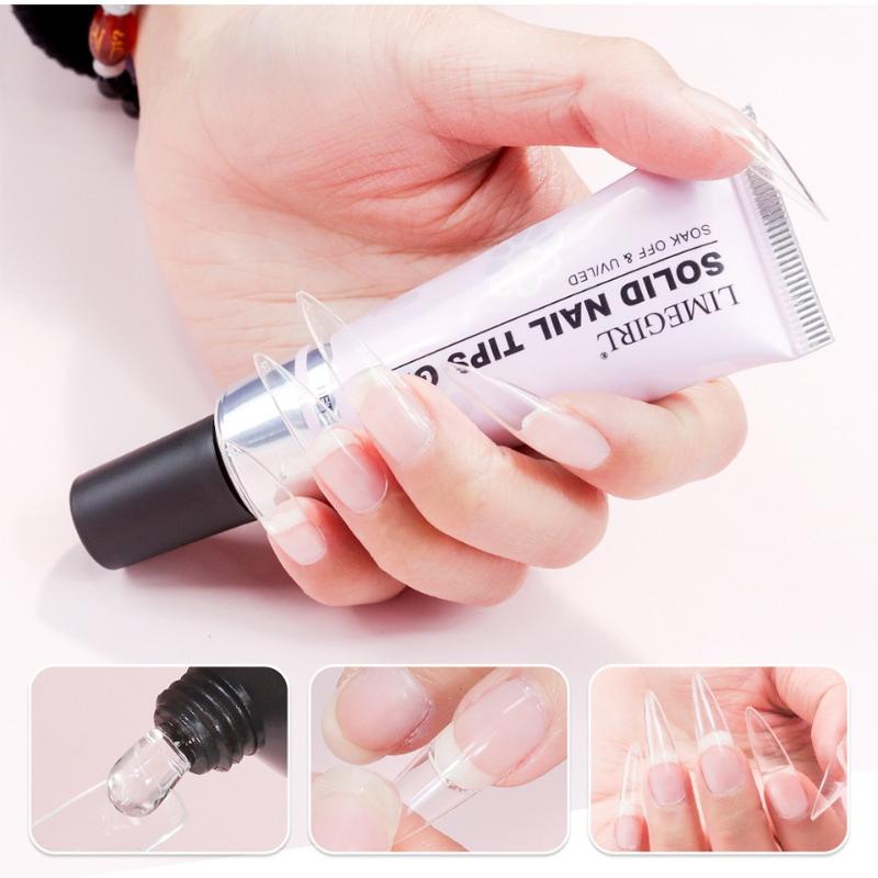 30 г мягких прозрачных гелевых – обзор и цена Nail Extension Tips